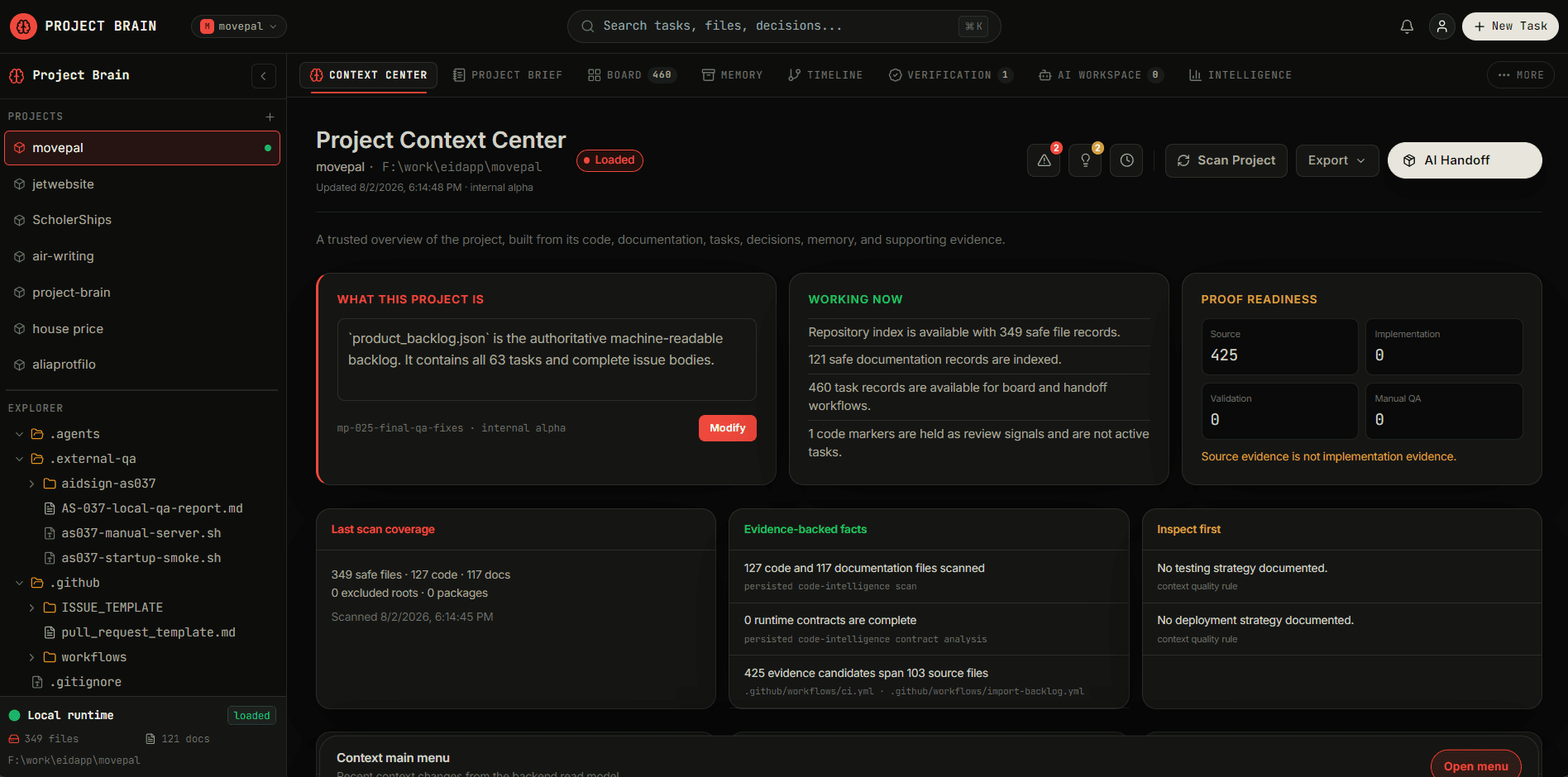Project Brain project preview